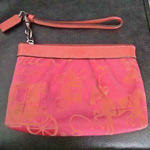 Pink coach wallet
